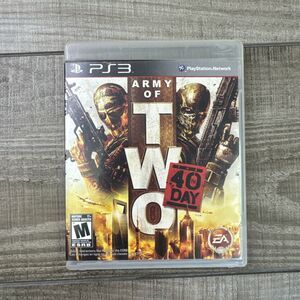 Army of Two: The 40th Day (PlayStation 3, 2010) CIB With Manual  Inserts